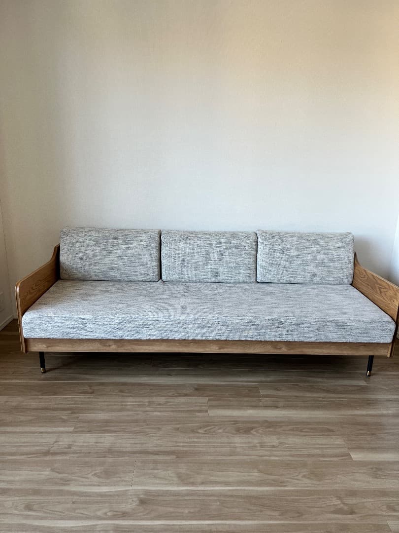 3人掛け ソファ ベッド 大川家具 モーブル アレクシス 199cm 日本製