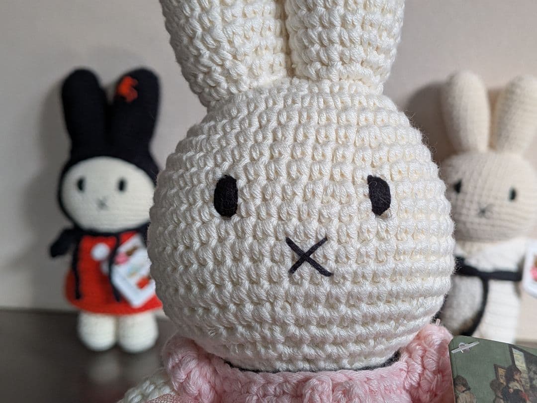 ミッフィー　エドガー・ドガ　ダンス教室METコラボJUST DUTCHあみぐるみ