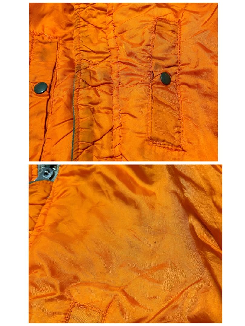 90s ALPHA INDUSTRIES MA-1 フライトジャケット USA製