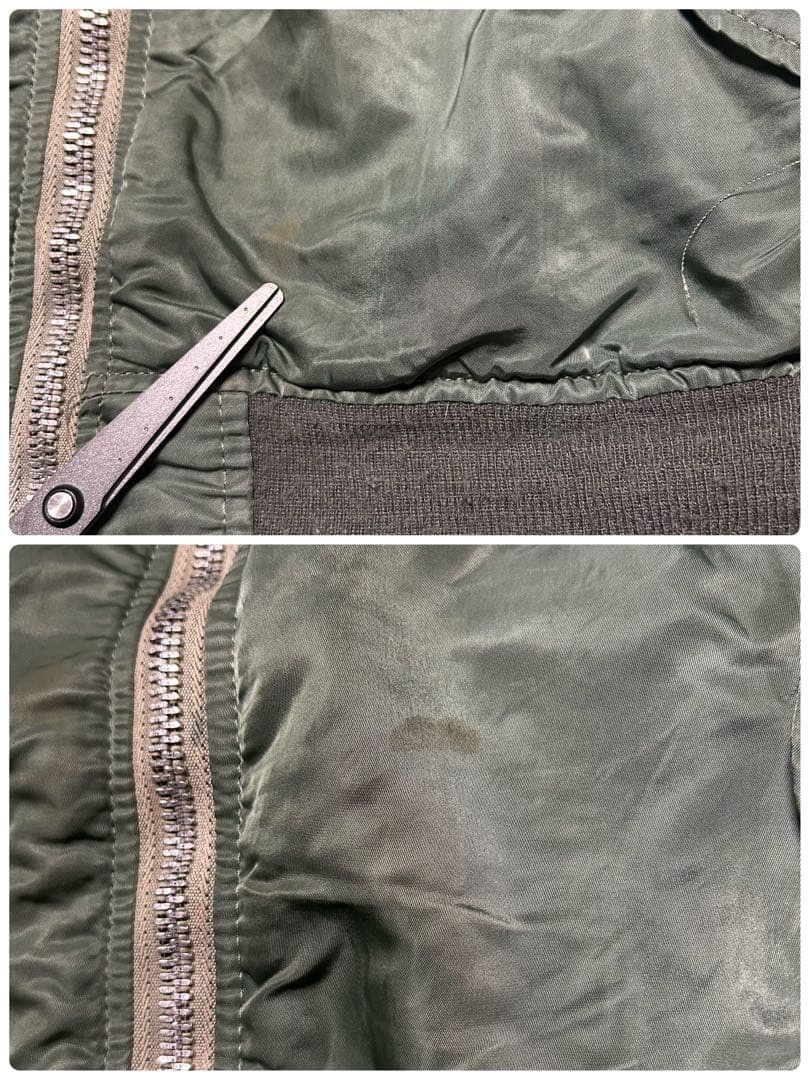 90s ALPHA INDUSTRIES MA-1 フライトジャケット USA製