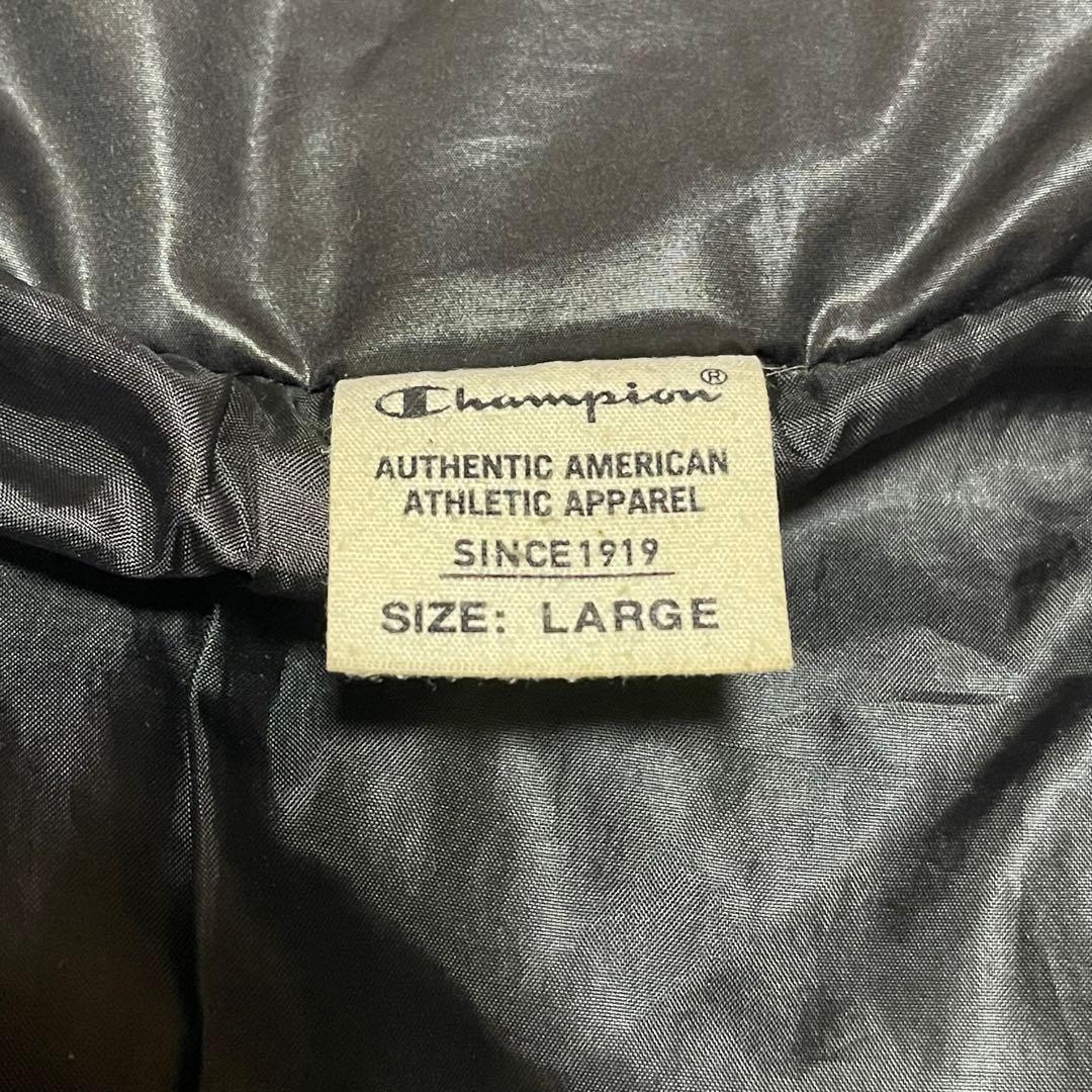 Champion ダウンジャケット ブラック艶消し 短丈 y2k チャンピオン