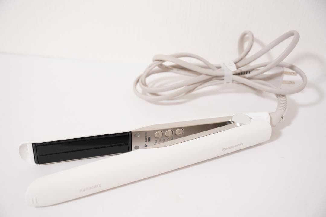 Panasonic ヘアーアイロン ストレート用 ナノケア EH-HS0J-W