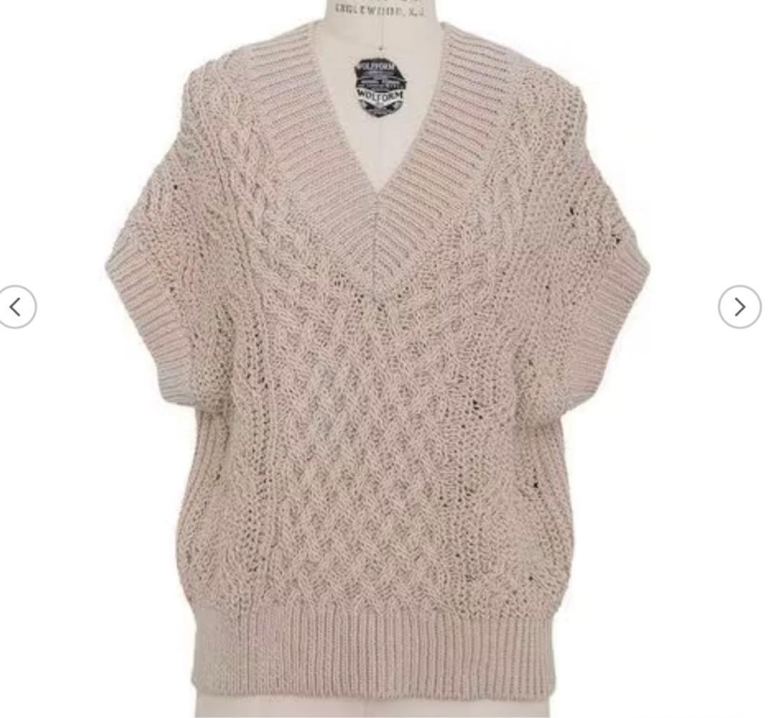 な*つ様 Drawer SUMMER 3Gアラン編みベスト