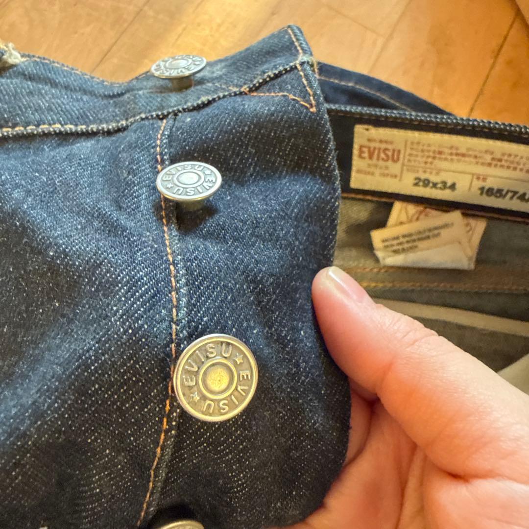 EVISU カスタムメイド ダークデニム 29x34