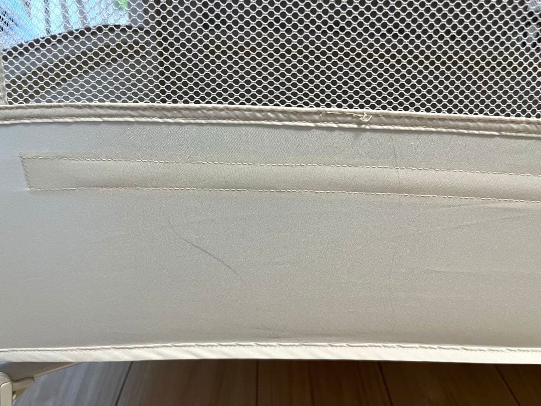 Aprica ココネルエアー AB ホワイトグレー　ベビーベッド