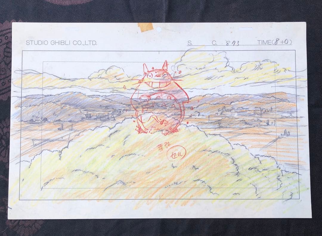 スタジオジブリ・レイアウト展 実寸レプリカ 原画 【となりのトトロ】1988