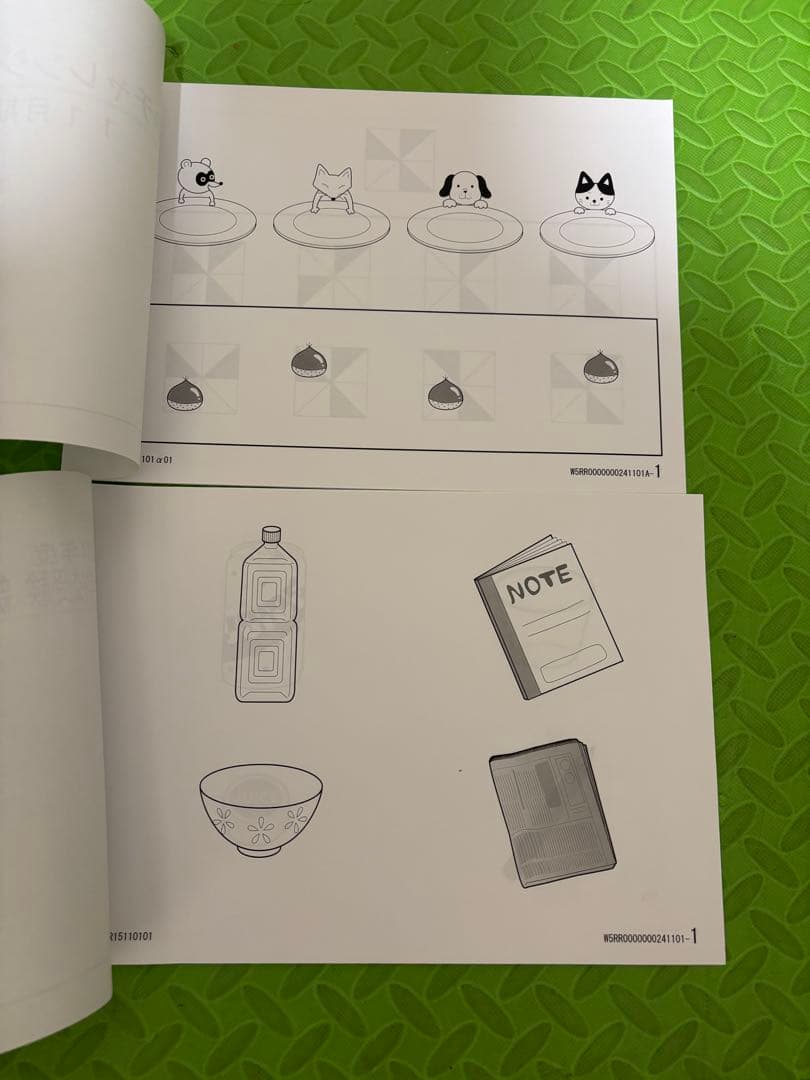 理英会プリント　小学校受験　年少　年中　学習プリント　難関私立　ピンポンくん