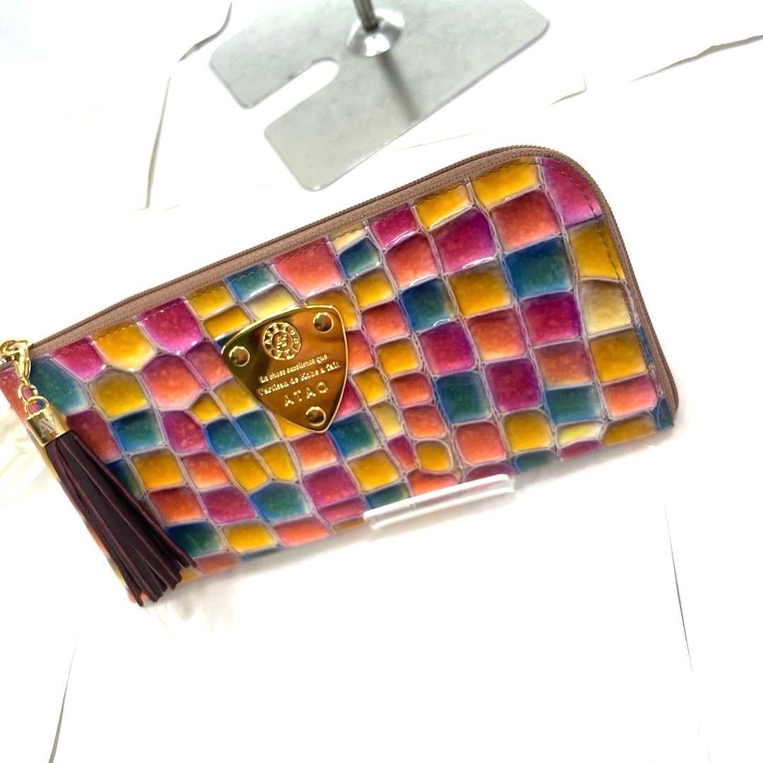 ATAO アタオ　リモ　ヴィトロ　L字ファスナー　長財布　ロングウォレット