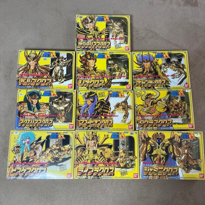 聖闘士星矢 聖衣体系 ゴールドクロス 10体 ゴールドセイント