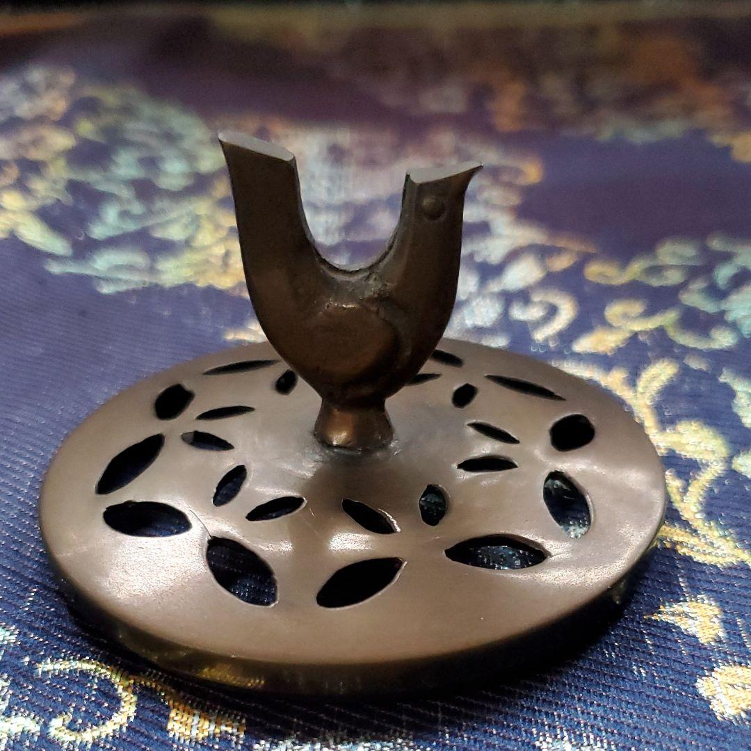 銅器 香炉 七宝透かし(*ˊ˘ˋ*)。♪:*°