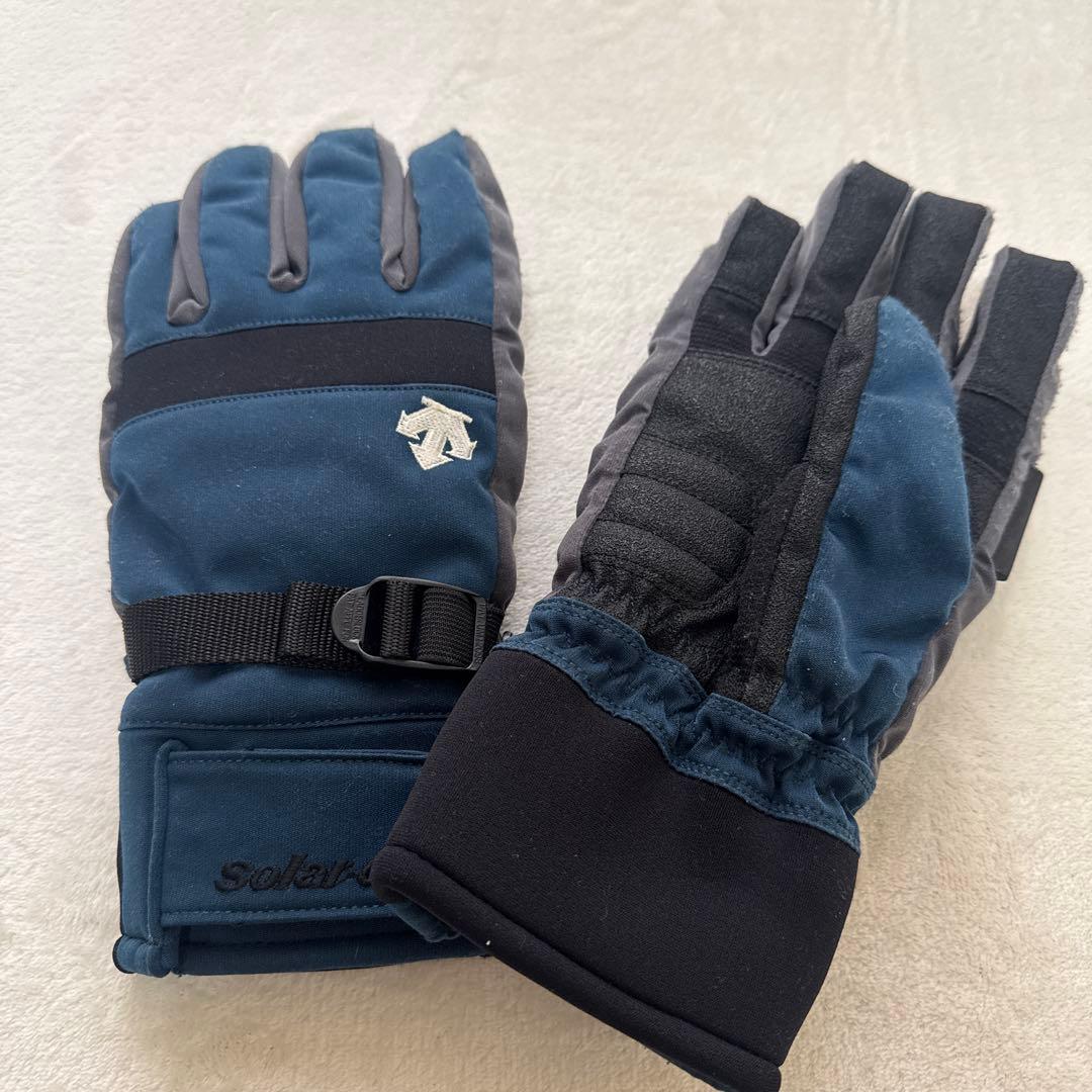 ゴールドウイン　スキーウェア　紺黄色　L 男性用　手袋プレゼント