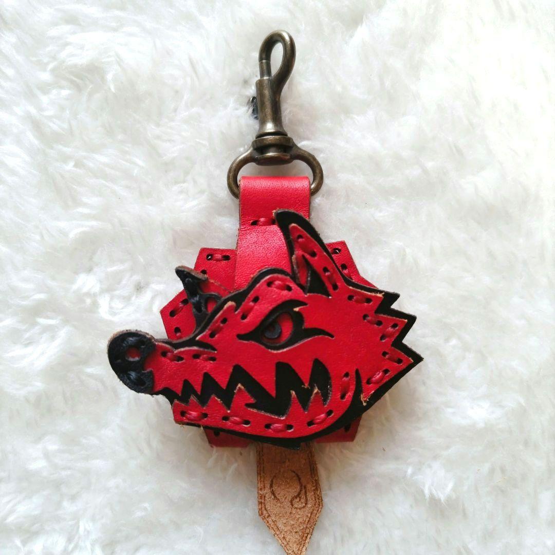 MAN WITH A MISSON FC限定 ロゴキーカバー 本革 日本製