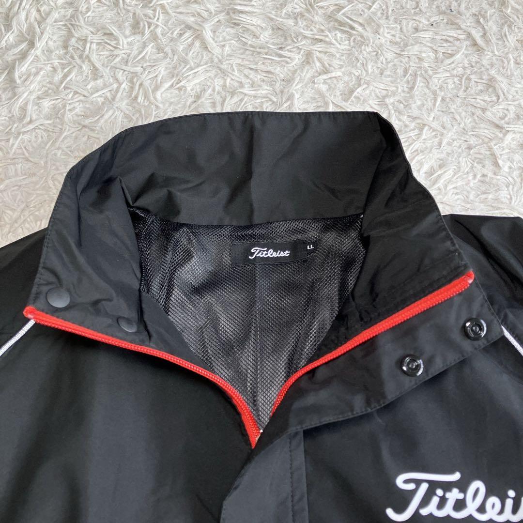 ◎未使用極美品 タイトリスト ゴルフ レインウェア 上下セット XL 黒