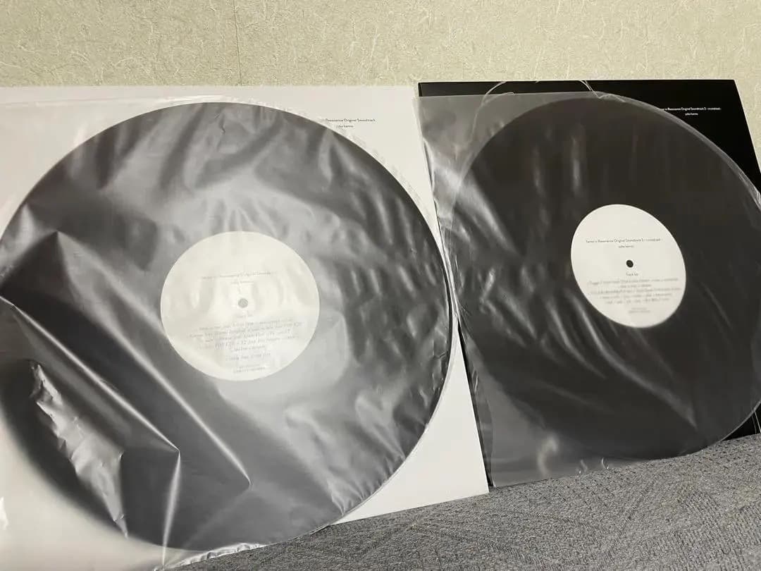 残響のテロル オリジナル サウンドトラック 描き下ろしLPジャケット 2点セット