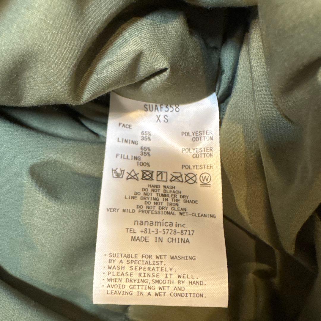 nanamica ナナミカ　Insulation Vest XS