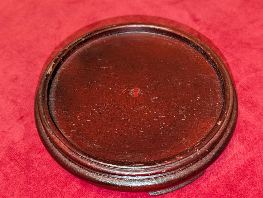 古美術　飾り壺　花瓶　一輪挿し　七宝　瓢箪　雲龍絵　レア　台付