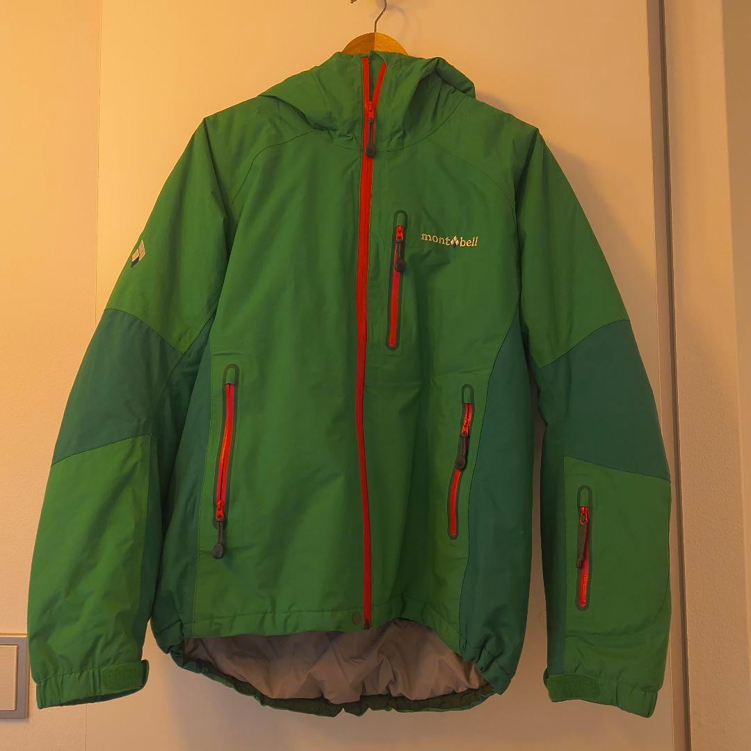 お値下げ！mont-bell　スキーウェアパーカー　メンズサイズМ