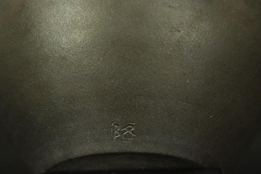 笠間焼 名工 黒田隆 作 特級 急須 焼締 横手 未使用(A455)