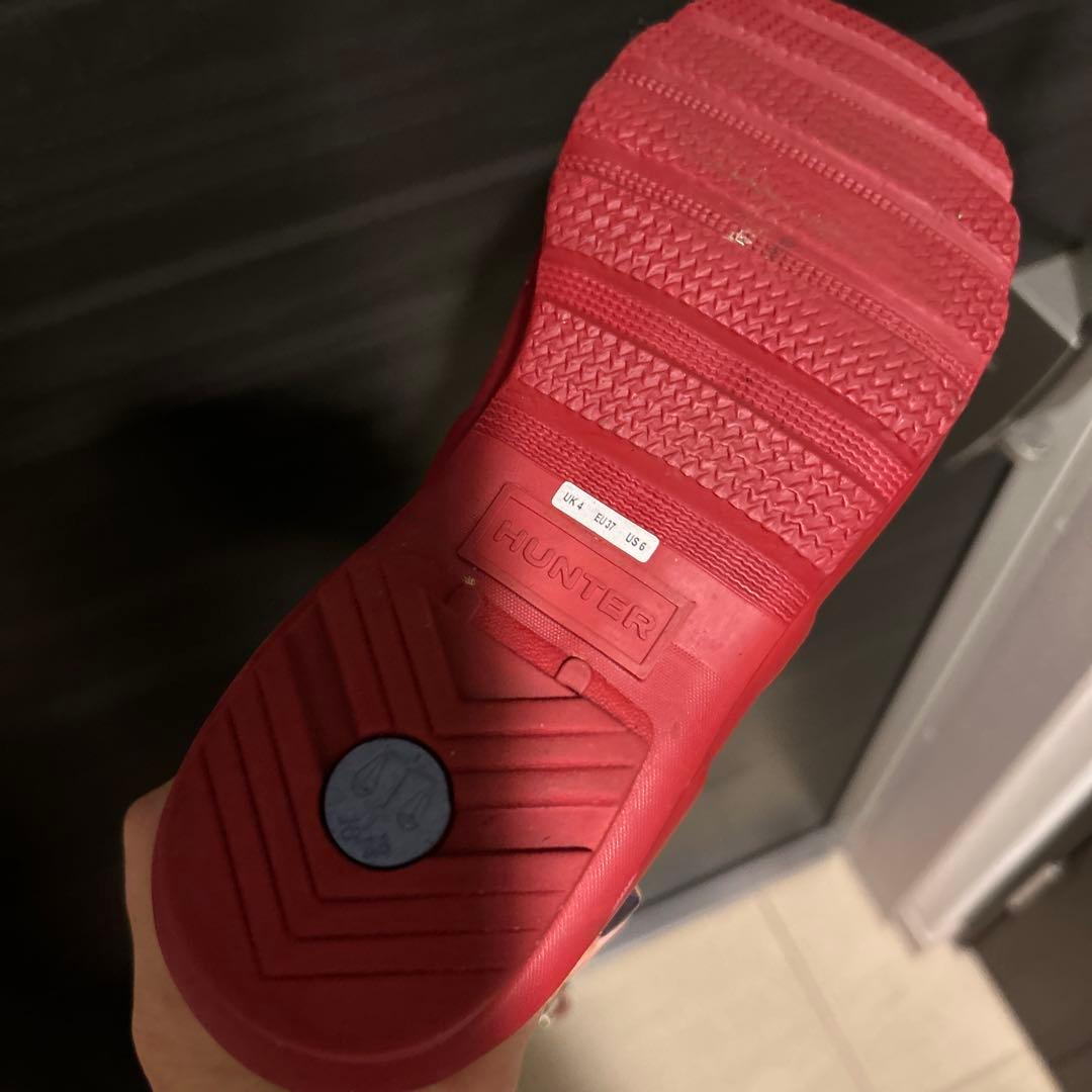 HUNTER ハンターレインブーツ 赤
