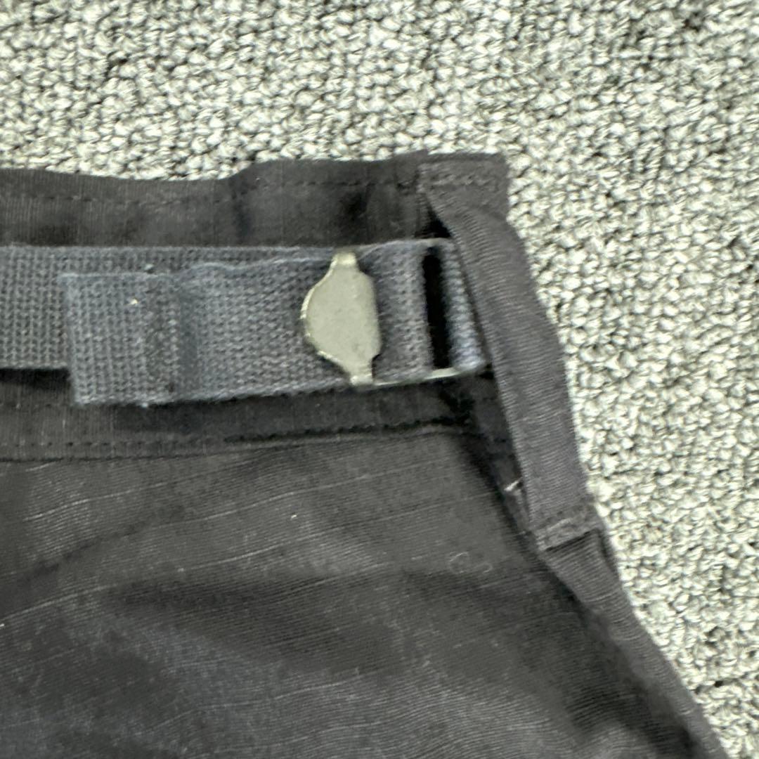 【米軍実物】97年製 BDUパンツ BLACK 357 S-S 黒リップストップ