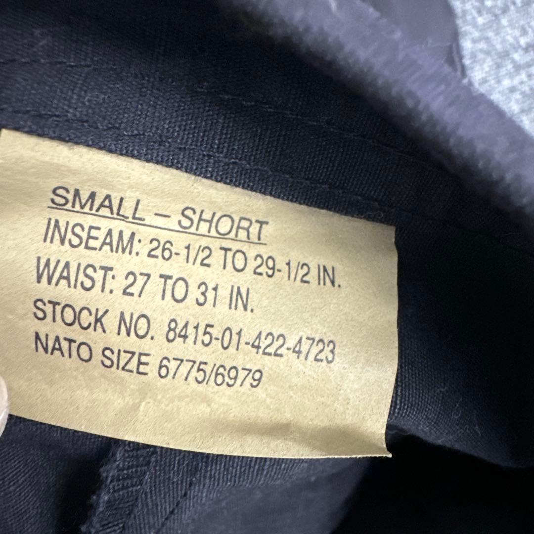 【米軍実物】97年製 BDUパンツ BLACK 357 S-S 黒リップストップ