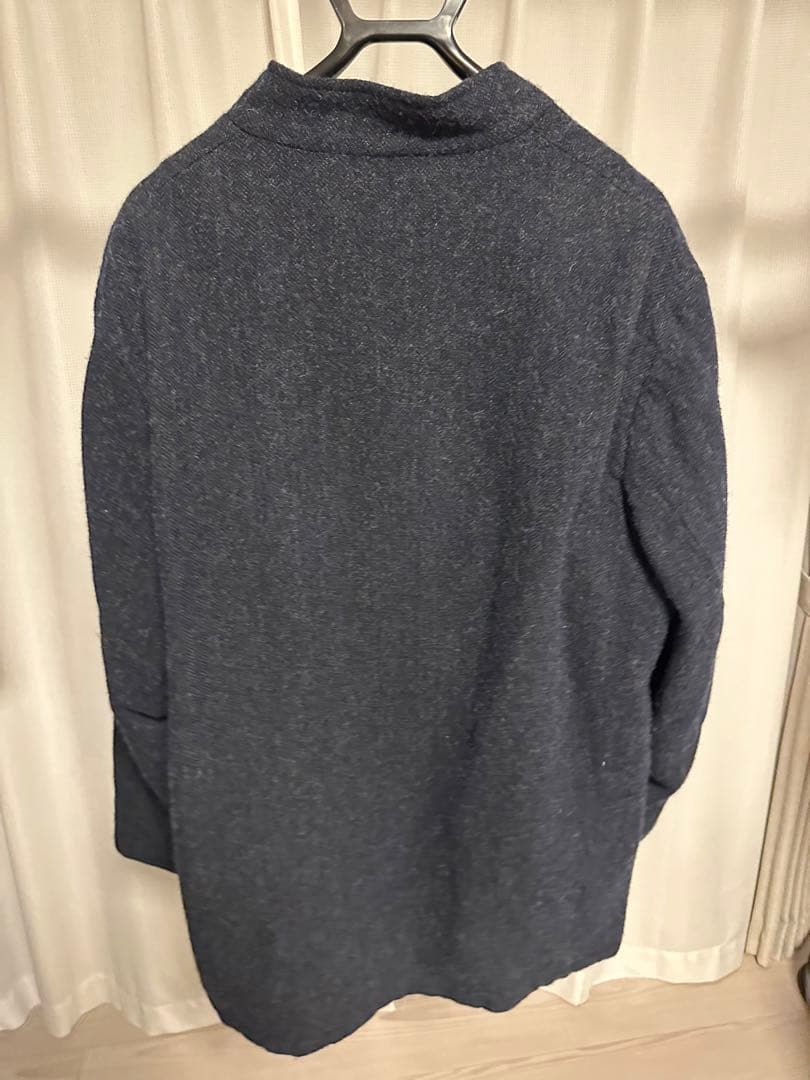 A PRESSE　Tweed Hunting Jacket Navy