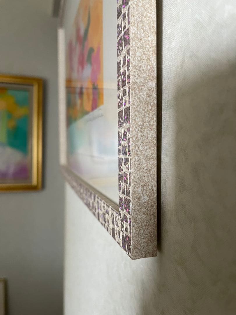 新品額入り版画　ジニー・キム　証明書付限定ジクレー　直筆サイン、EDあり