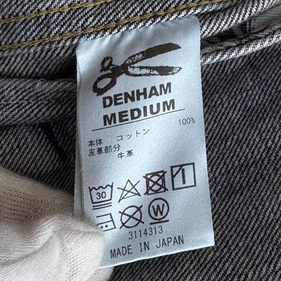 美品 デンハム デニムジャケット 2024年製 TRACE CURVING M