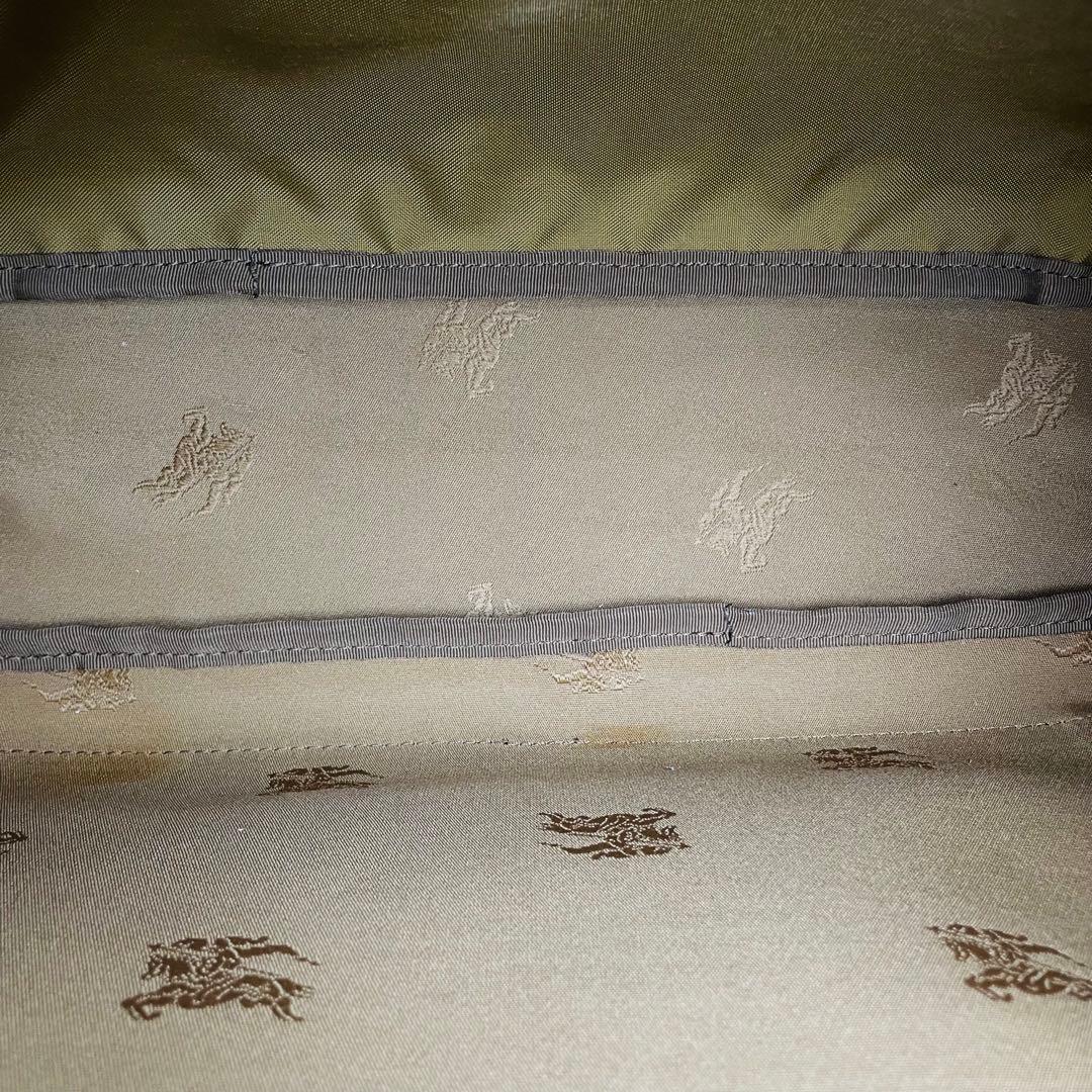 美品 BURBERRY ビジネスバッグ キャンバス ノバチェック シャドーホース