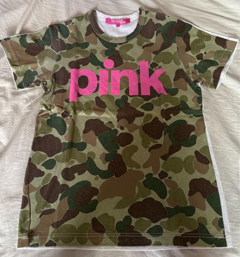 CDG JUNYA WATANABE MAN PINK 迷彩柄 半袖Tシャツ