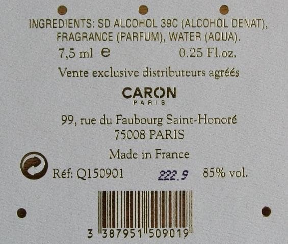 未使用★CARON・キャロン香水★The Heart of CARON