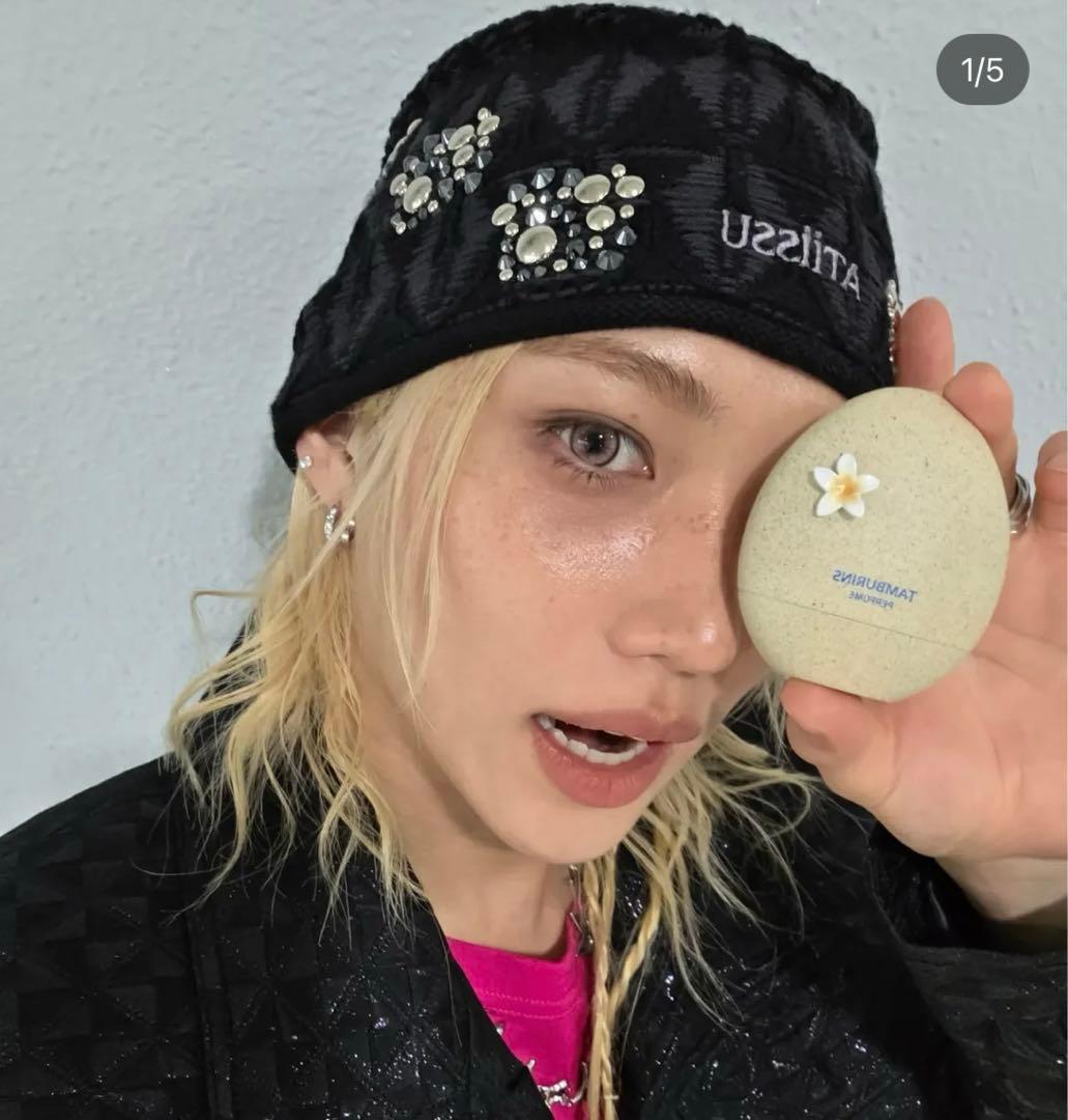 ATiiSSU スパークルBビーニーBK