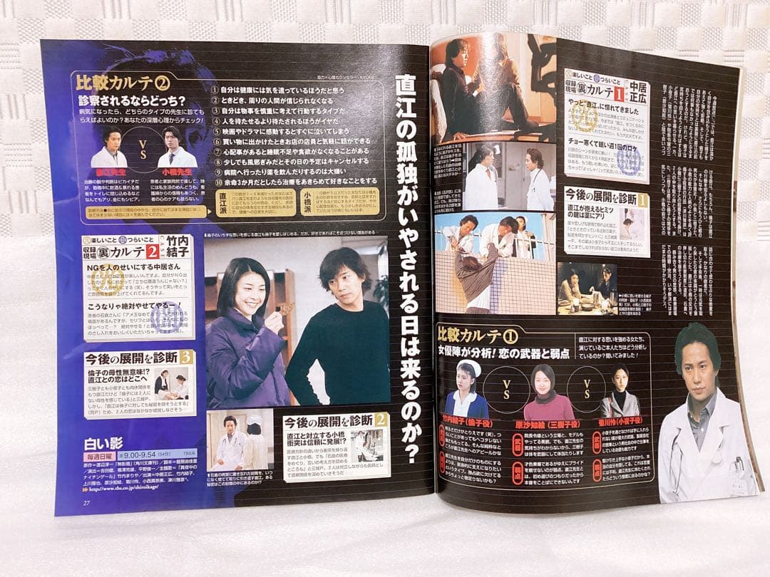 2001年 ザテレビジョン ドラマ 「HERO」 木村拓哉 表紙3冊セット レア