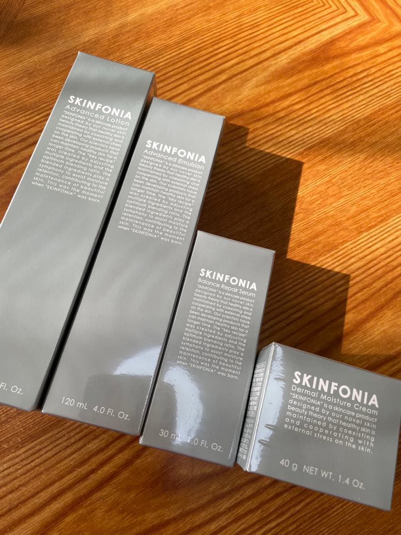 スキンフォニア　化粧水乳液美容液クリーム4点セット新品