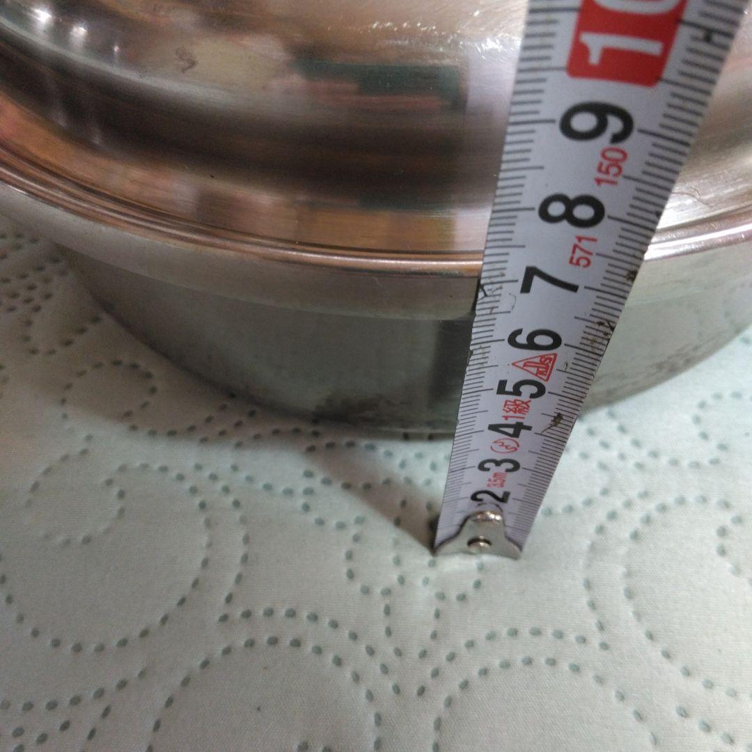 無水調理鍋=オーブン機能　ステンレス鍋・蒸し器ドーム型蓋の7点セット