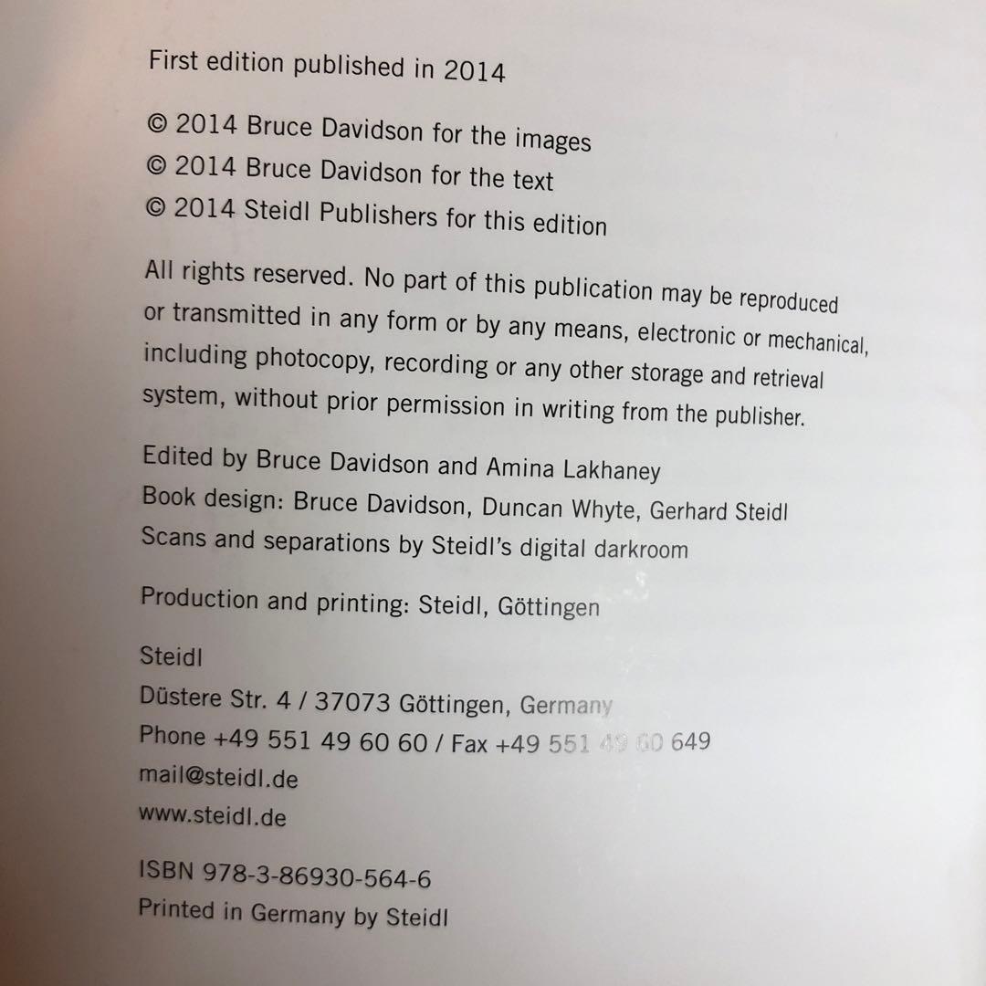 (初版) Bruce Davidson - In Color (洋書)