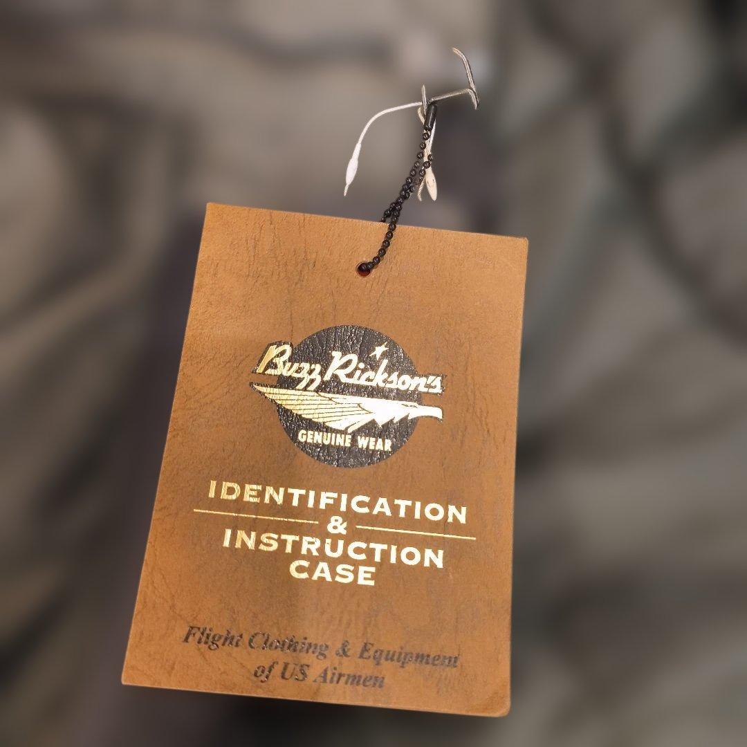 希少カラー 未使用品 バズリクソンズ SSZ B-15D 襟レオパード コラボ