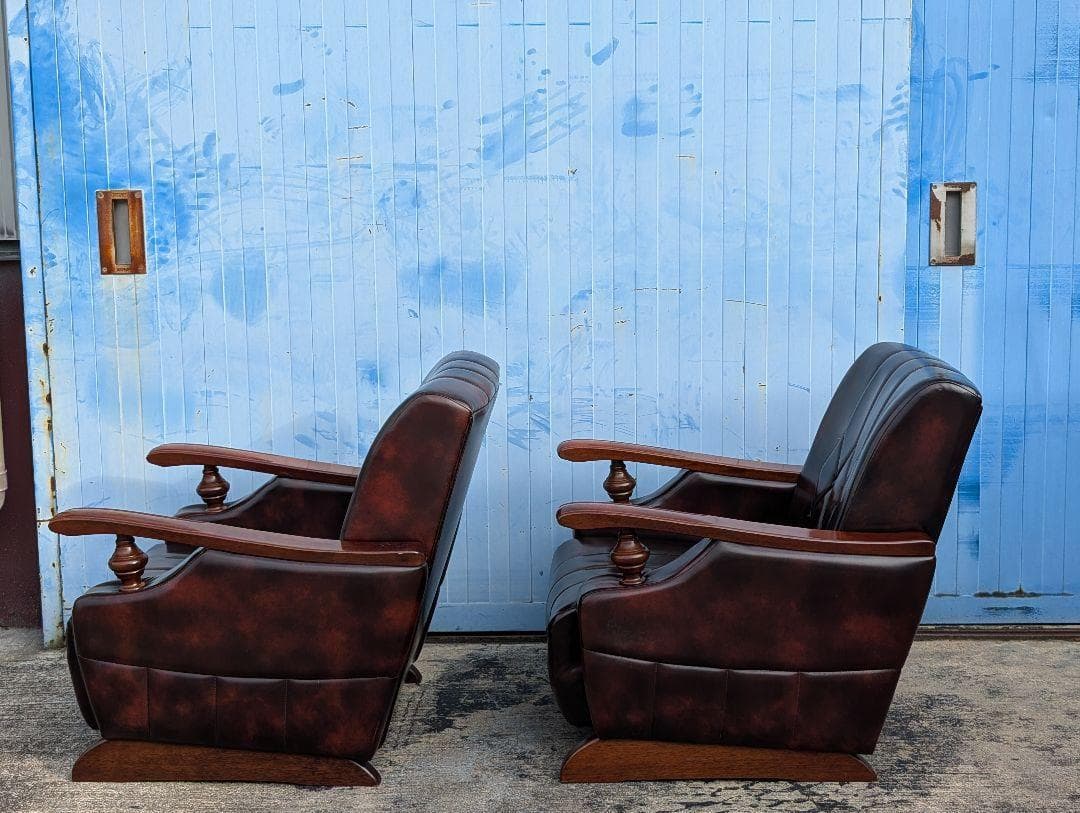 クラシック　ミッドセンチュリー　ヴィンテージ　レトロ　アームチェア　右　SZ