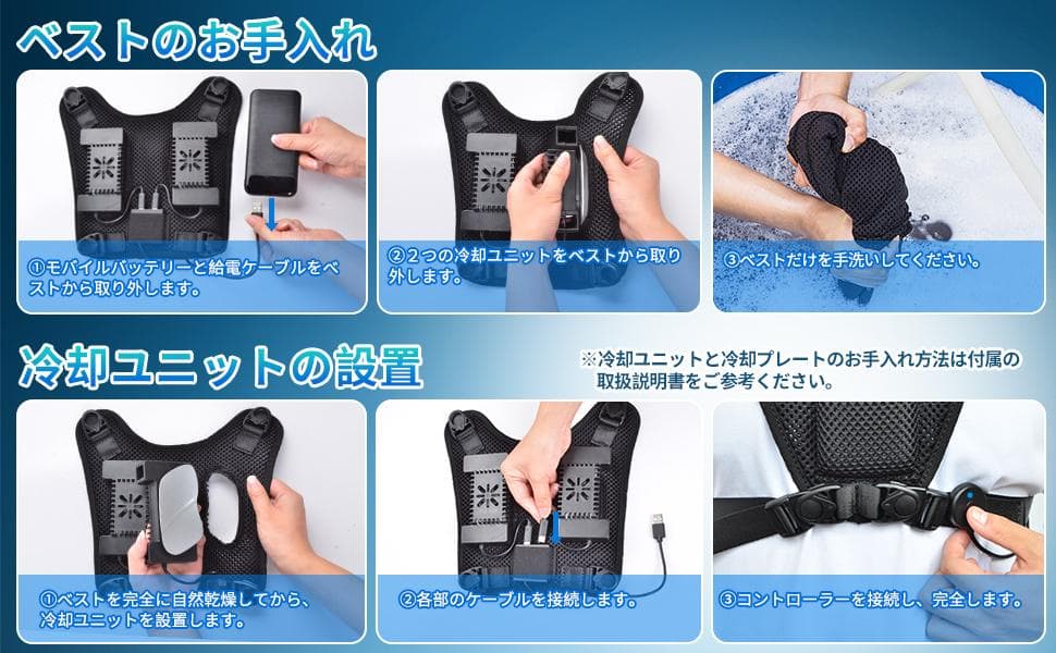 ペルチェベスト 冷却ブレート付き　バッテリーセット 定価14,900円　新品