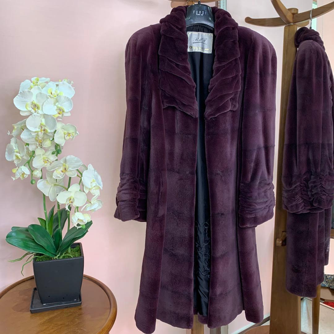 新春　プライス❣️ Mink シェアードミンク コート《貂皮　毛皮　大衣》