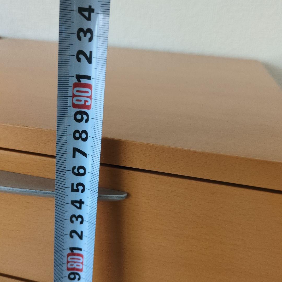 アスティ　木製チェスト 小 6段棚 収納 引き出し 茶色 タンス