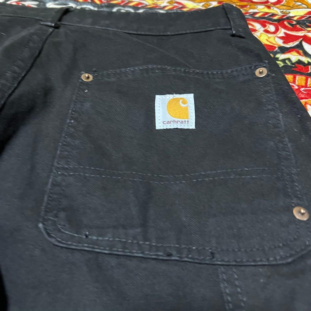 パンツ Carhartt double knee black