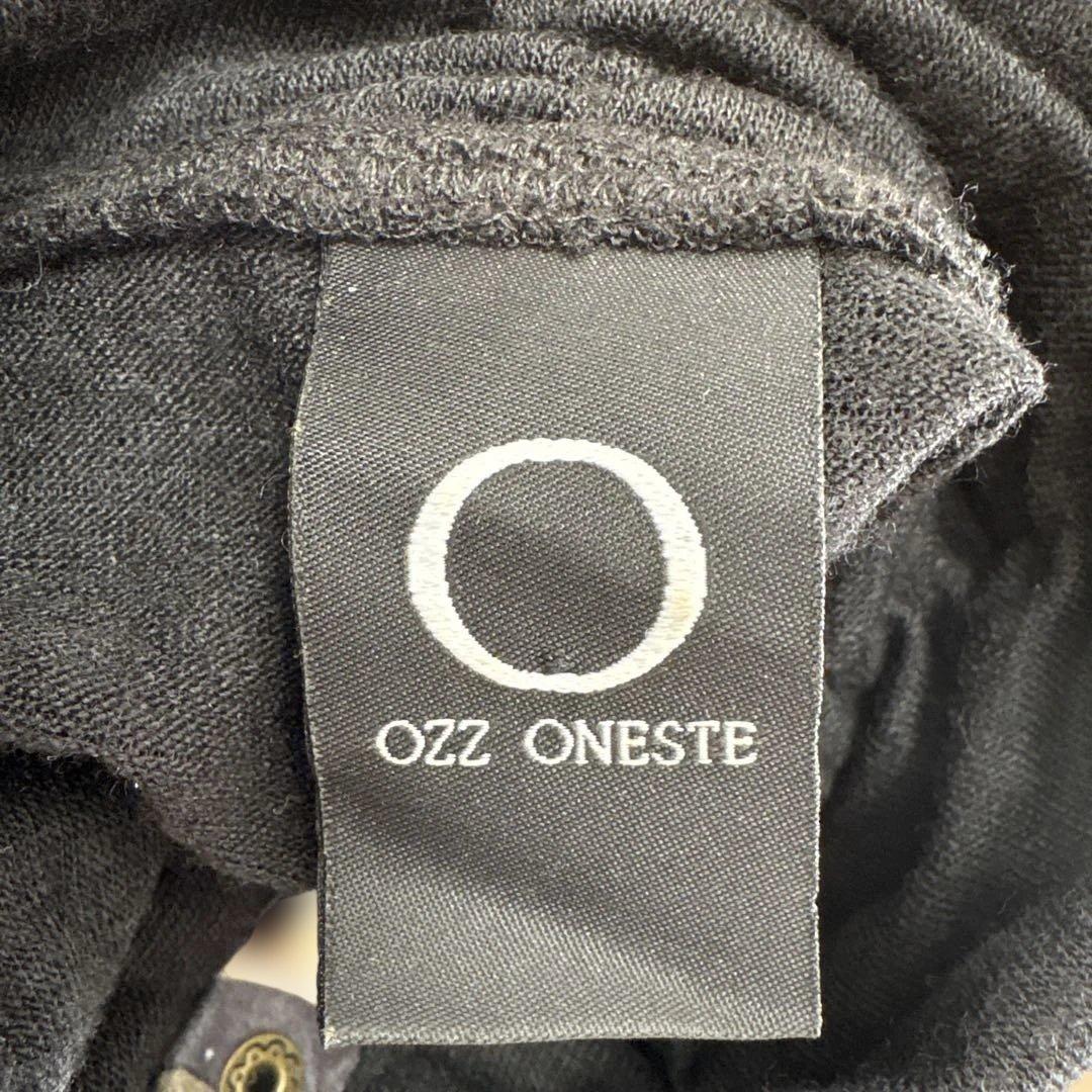 OzzOneste オッズオン オッズオネスト 和柄長袖ひざ丈ワンピース