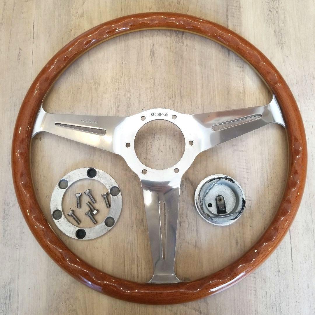 NARDI★ナルディクラシックウッドポリッシュ/当時物ヴィンテージ　37Φ