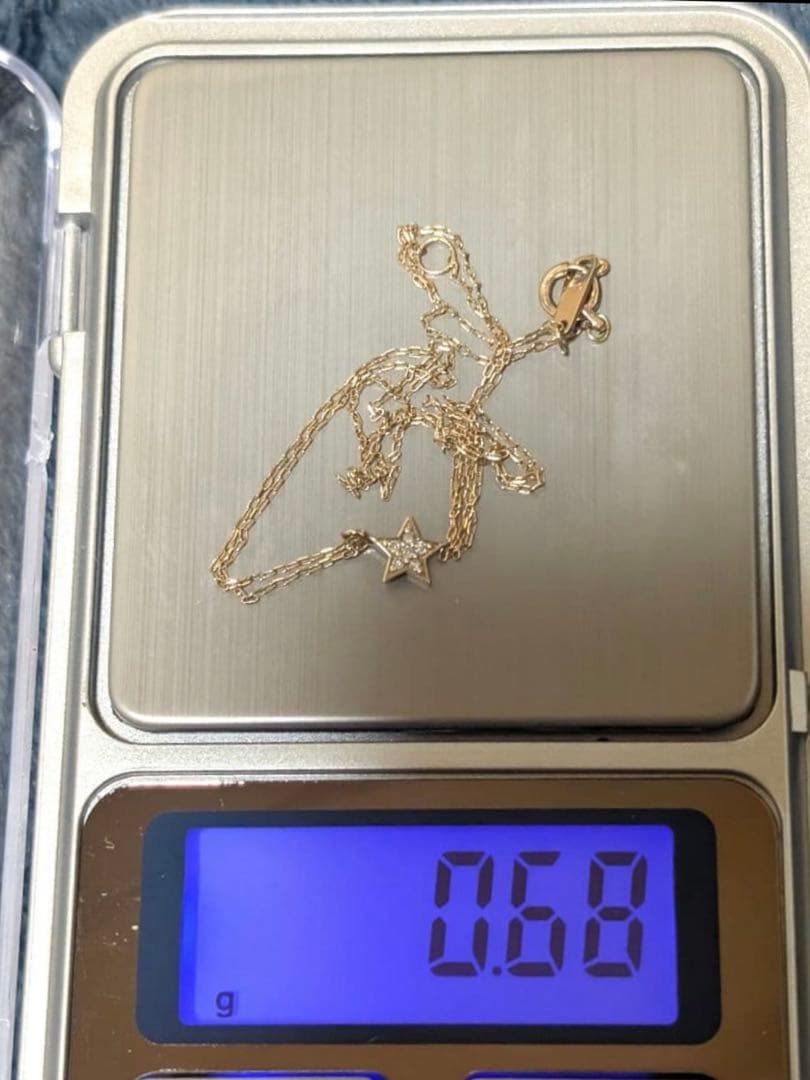 10金　スターネックレス