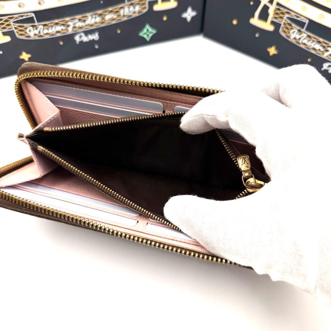 ルイヴィトン ポルトフォイユ クレマンス モノグラム ローズバレリーヌ 長財布