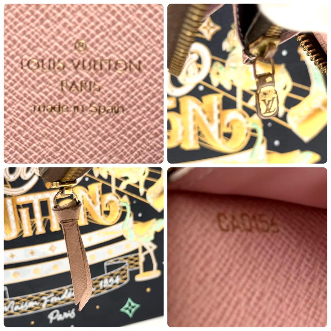 ルイヴィトン ポルトフォイユ クレマンス モノグラム ローズバレリーヌ 長財布