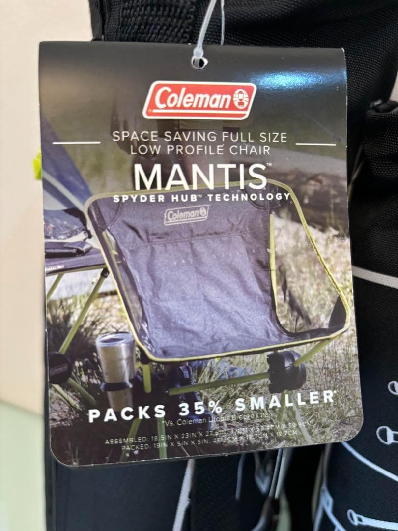 Coleman コールマン マンティスコンパクト サイドテーブル チェア セット