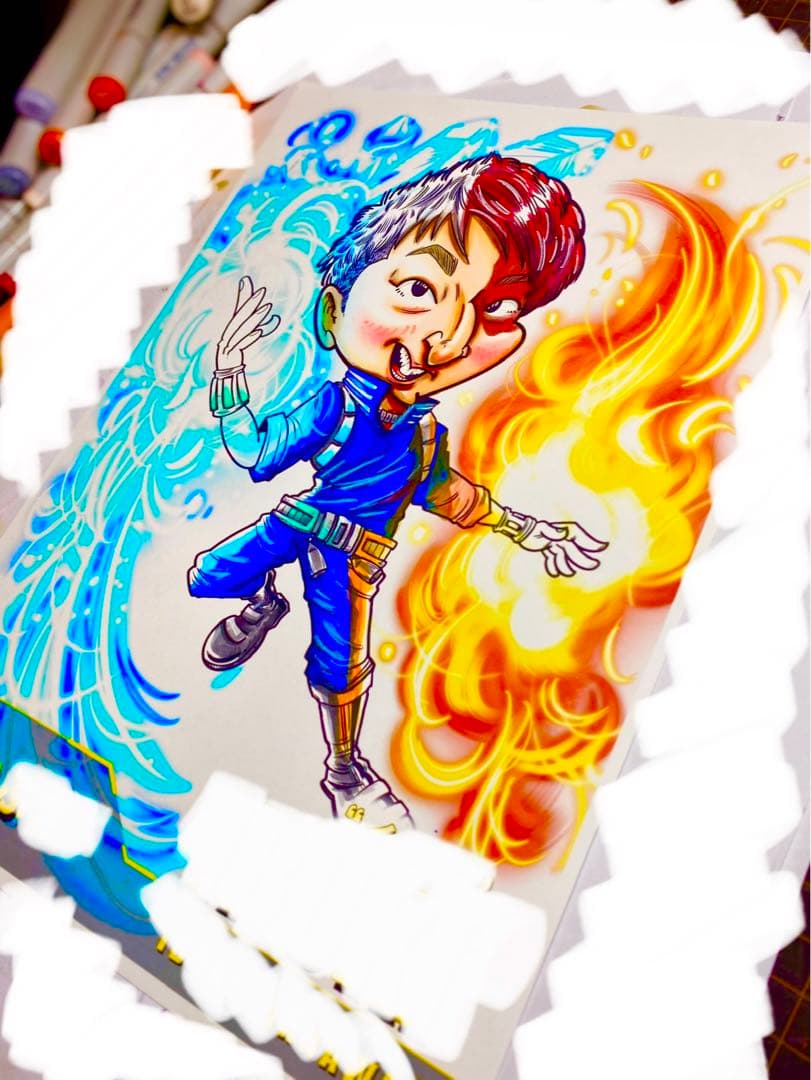 世界で1枚のオーダーメイド似顔絵★★プレミアムver★ウェディングスタイル