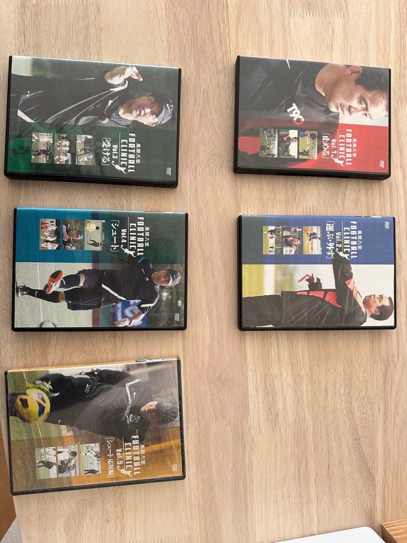 風間八宏 フットボールクリニック DVD 5枚セット